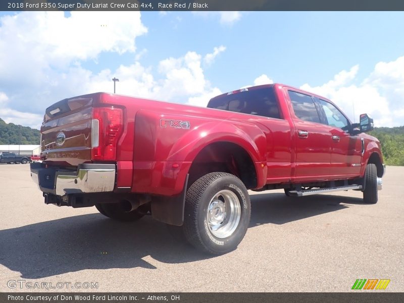 Race Red / Black 2018 Ford F350 Super Duty Lariat Crew Cab 4x4