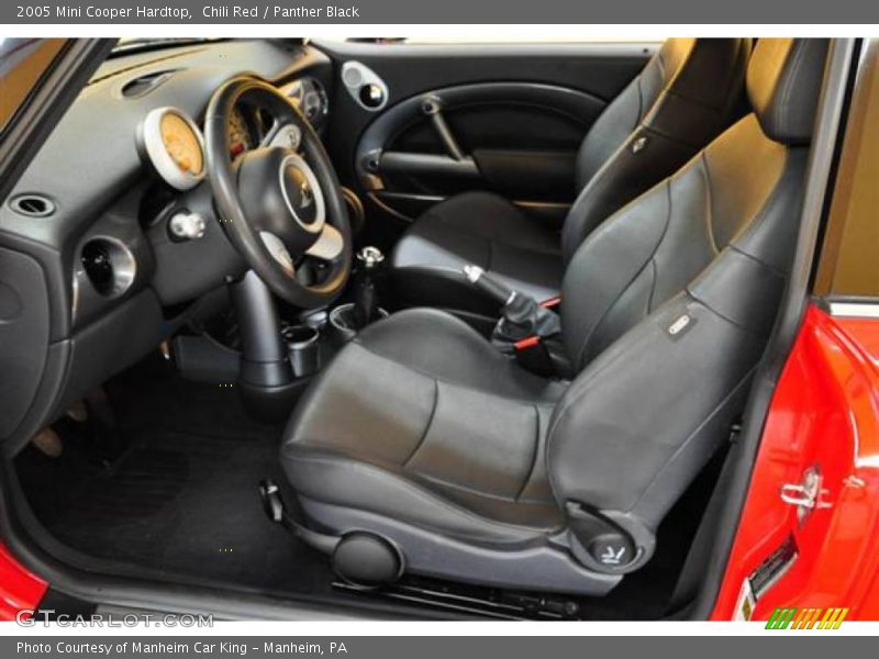 Chili Red / Panther Black 2005 Mini Cooper Hardtop
