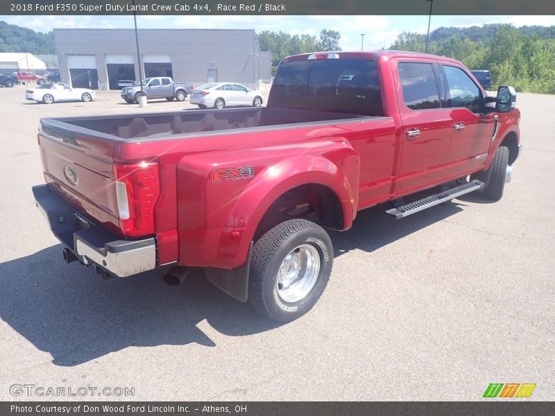 Race Red / Black 2018 Ford F350 Super Duty Lariat Crew Cab 4x4