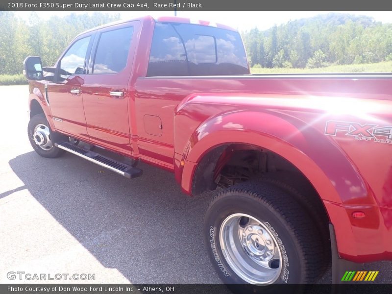 Race Red / Black 2018 Ford F350 Super Duty Lariat Crew Cab 4x4