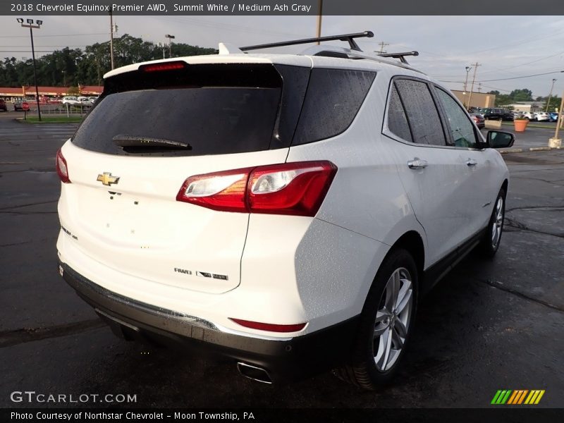 Summit White / Medium Ash Gray 2018 Chevrolet Equinox Premier AWD