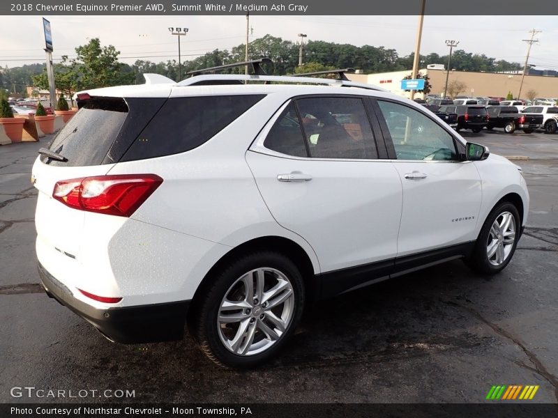 Summit White / Medium Ash Gray 2018 Chevrolet Equinox Premier AWD