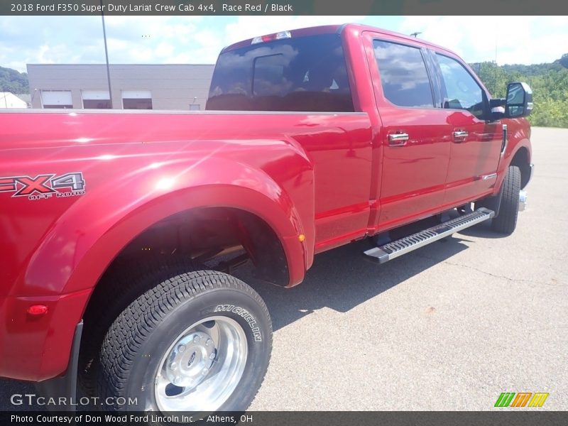 Race Red / Black 2018 Ford F350 Super Duty Lariat Crew Cab 4x4