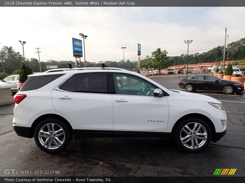 Summit White / Medium Ash Gray 2018 Chevrolet Equinox Premier AWD