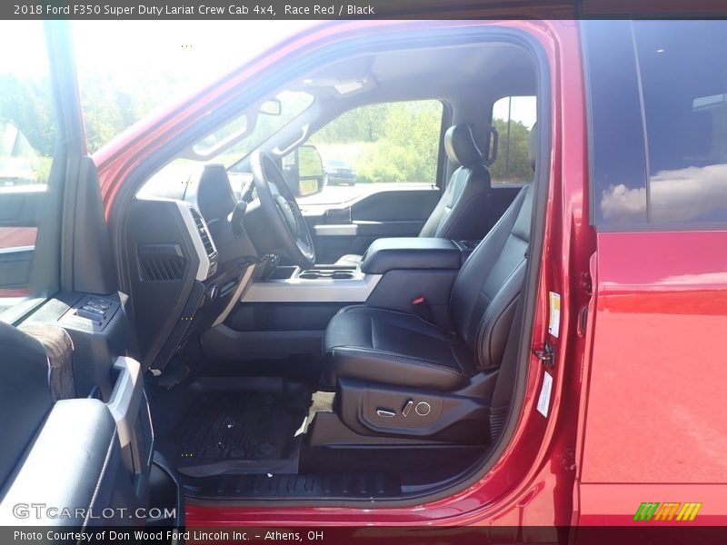 Race Red / Black 2018 Ford F350 Super Duty Lariat Crew Cab 4x4