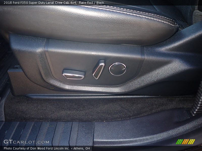 Race Red / Black 2018 Ford F350 Super Duty Lariat Crew Cab 4x4