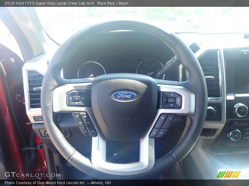 Race Red / Black 2018 Ford F350 Super Duty Lariat Crew Cab 4x4