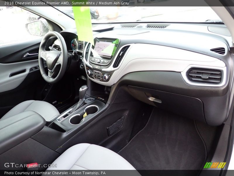 Summit White / Medium Ash Gray 2018 Chevrolet Equinox Premier AWD