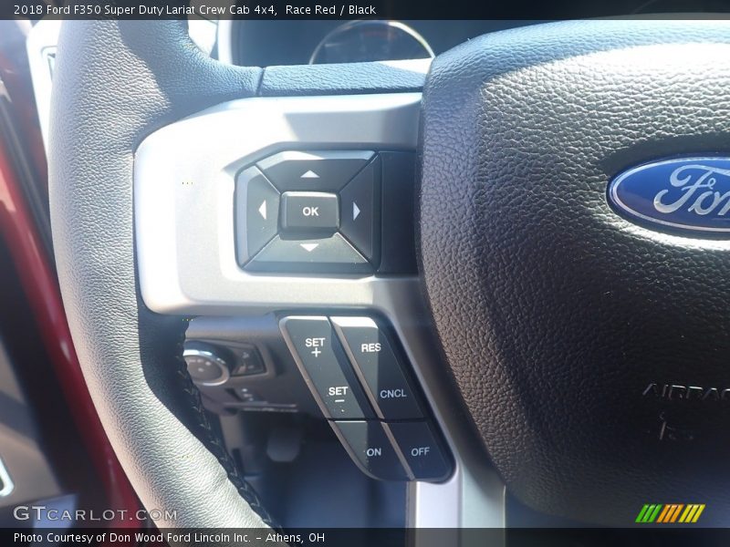Race Red / Black 2018 Ford F350 Super Duty Lariat Crew Cab 4x4