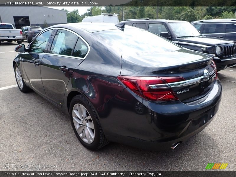 Smokey Gray Metallic / Ebony 2015 Buick Regal AWD