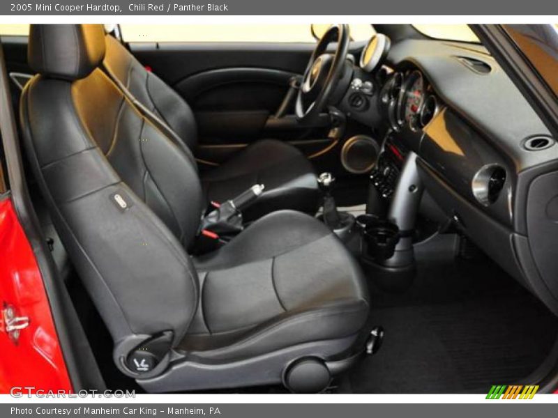 Chili Red / Panther Black 2005 Mini Cooper Hardtop