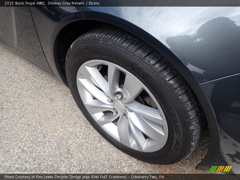 Smokey Gray Metallic / Ebony 2015 Buick Regal AWD