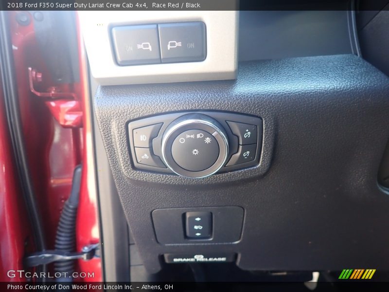 Race Red / Black 2018 Ford F350 Super Duty Lariat Crew Cab 4x4
