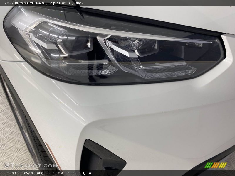 Alpine White / Black 2022 BMW X4 xDrive30i