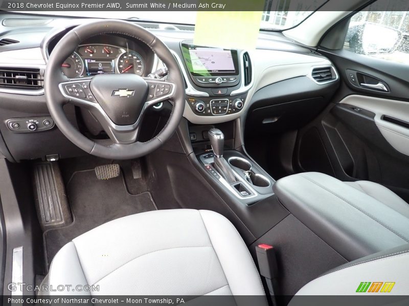 Summit White / Medium Ash Gray 2018 Chevrolet Equinox Premier AWD