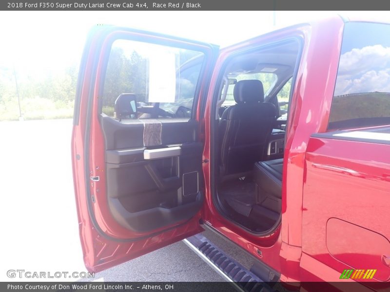 Race Red / Black 2018 Ford F350 Super Duty Lariat Crew Cab 4x4