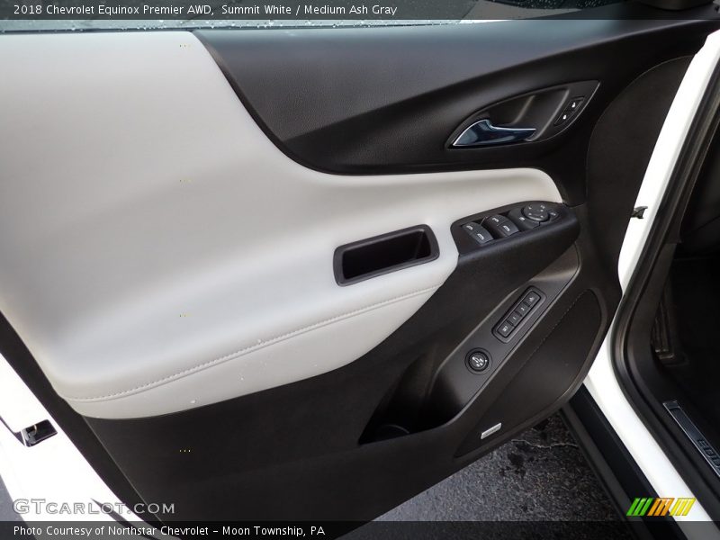 Summit White / Medium Ash Gray 2018 Chevrolet Equinox Premier AWD