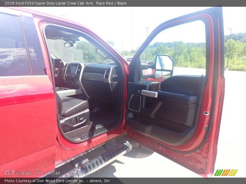 Race Red / Black 2018 Ford F350 Super Duty Lariat Crew Cab 4x4