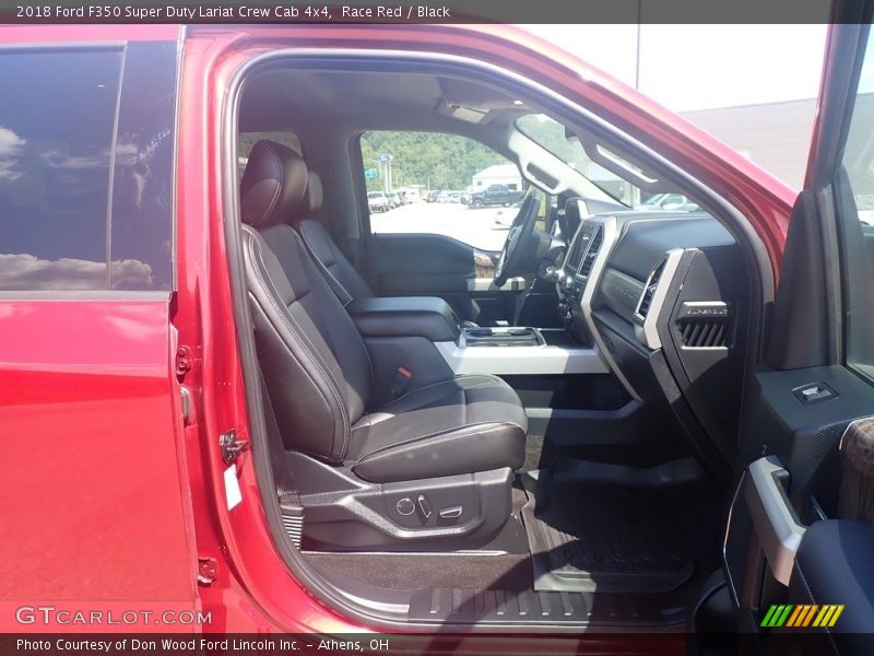 Race Red / Black 2018 Ford F350 Super Duty Lariat Crew Cab 4x4