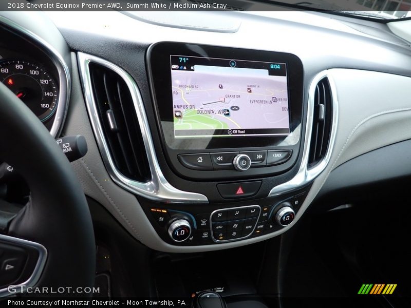Summit White / Medium Ash Gray 2018 Chevrolet Equinox Premier AWD