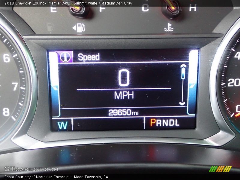 Summit White / Medium Ash Gray 2018 Chevrolet Equinox Premier AWD