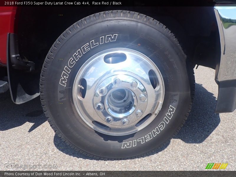 Race Red / Black 2018 Ford F350 Super Duty Lariat Crew Cab 4x4