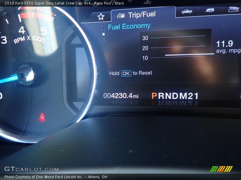 Race Red / Black 2018 Ford F350 Super Duty Lariat Crew Cab 4x4