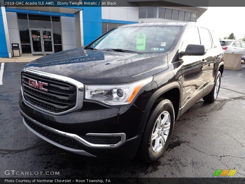 Ebony Twilight Metallic / Jet Black 2019 GMC Acadia SLE AWD