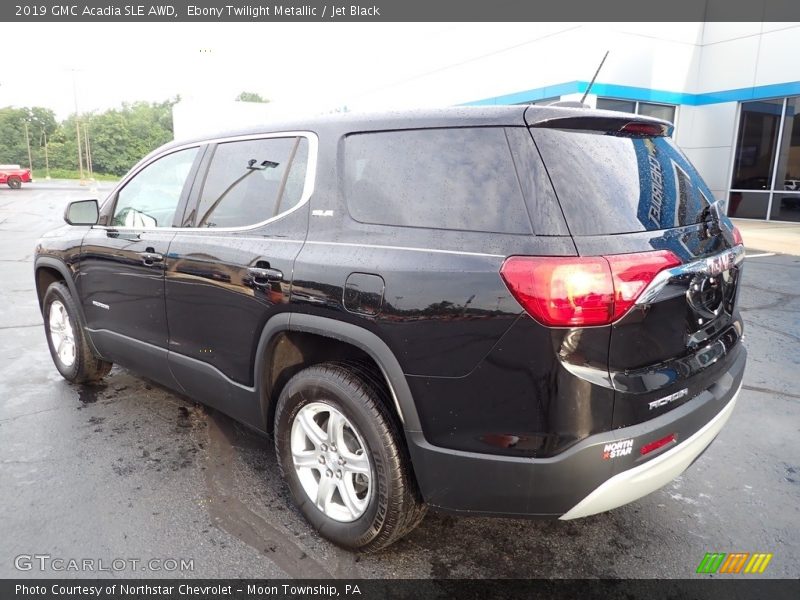 Ebony Twilight Metallic / Jet Black 2019 GMC Acadia SLE AWD