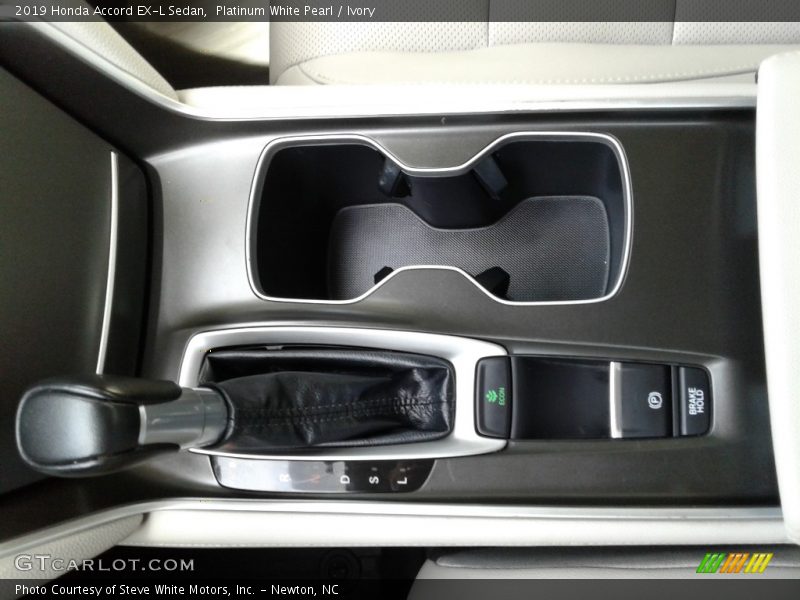 Platinum White Pearl / Ivory 2019 Honda Accord EX-L Sedan