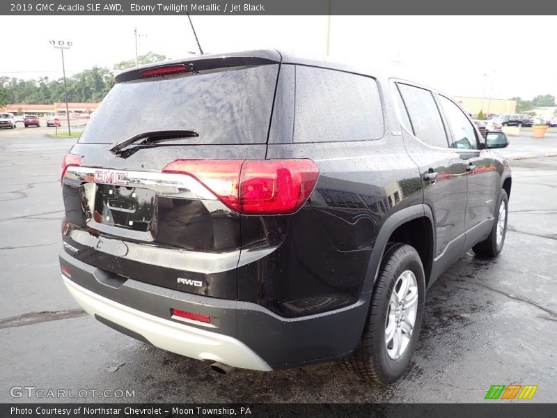 Ebony Twilight Metallic / Jet Black 2019 GMC Acadia SLE AWD