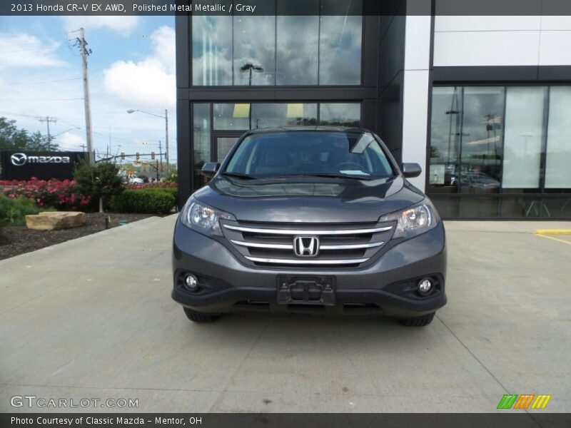 Polished Metal Metallic / Gray 2013 Honda CR-V EX AWD