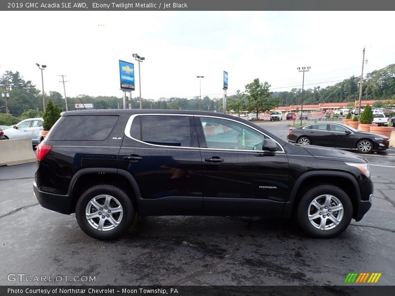 Ebony Twilight Metallic / Jet Black 2019 GMC Acadia SLE AWD