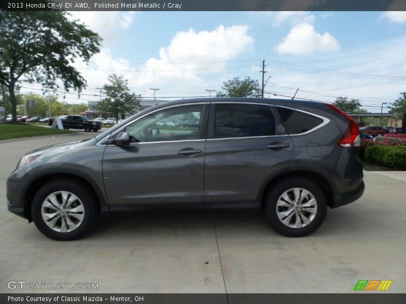 Polished Metal Metallic / Gray 2013 Honda CR-V EX AWD