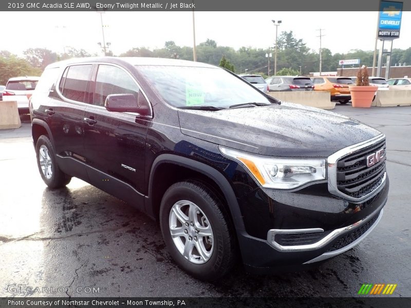 Ebony Twilight Metallic / Jet Black 2019 GMC Acadia SLE AWD