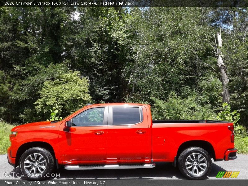 Red Hot / Jet Black 2020 Chevrolet Silverado 1500 RST Crew Cab 4x4