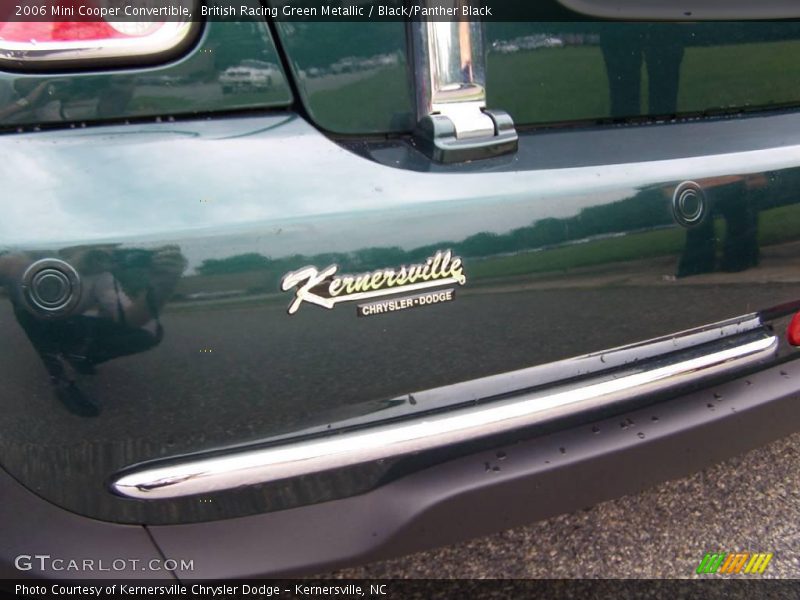 British Racing Green Metallic / Black/Panther Black 2006 Mini Cooper Convertible
