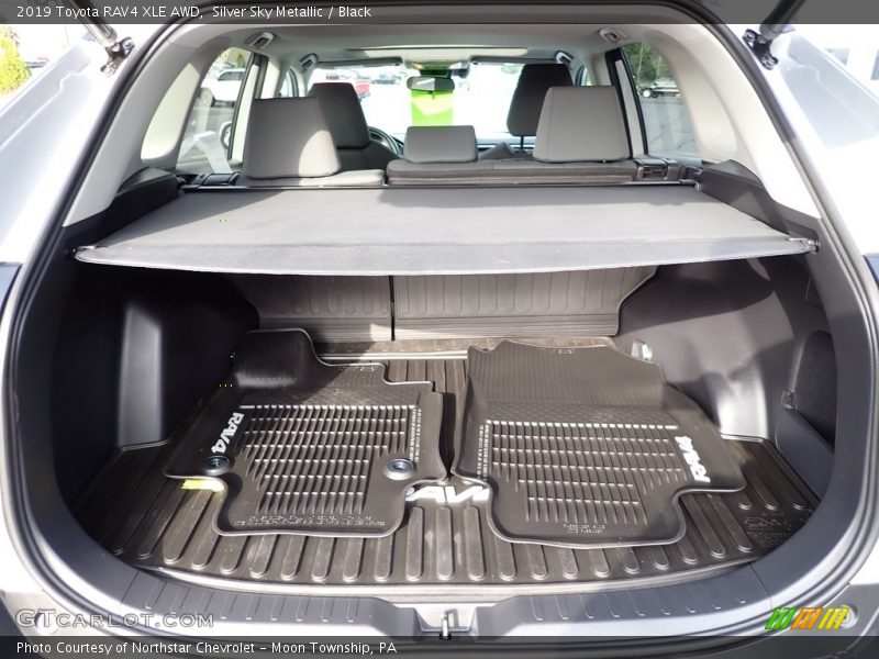 Silver Sky Metallic / Black 2019 Toyota RAV4 XLE AWD