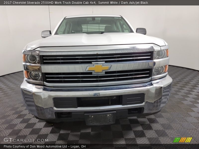 Summit White / Dark Ash/Jet Black 2017 Chevrolet Silverado 2500HD Work Truck Double Cab 4x4