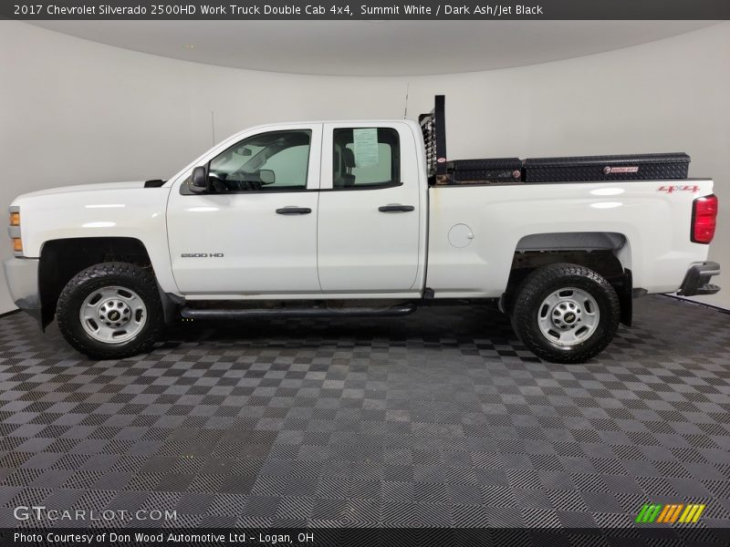 Summit White / Dark Ash/Jet Black 2017 Chevrolet Silverado 2500HD Work Truck Double Cab 4x4