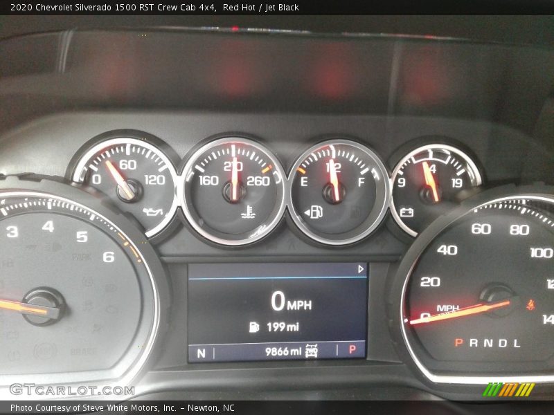 Red Hot / Jet Black 2020 Chevrolet Silverado 1500 RST Crew Cab 4x4