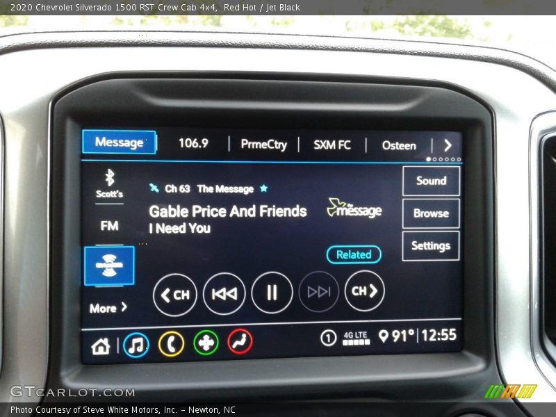 Red Hot / Jet Black 2020 Chevrolet Silverado 1500 RST Crew Cab 4x4