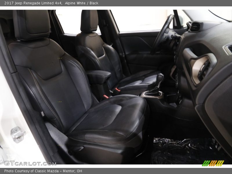 Alpine White / Black 2017 Jeep Renegade Limited 4x4