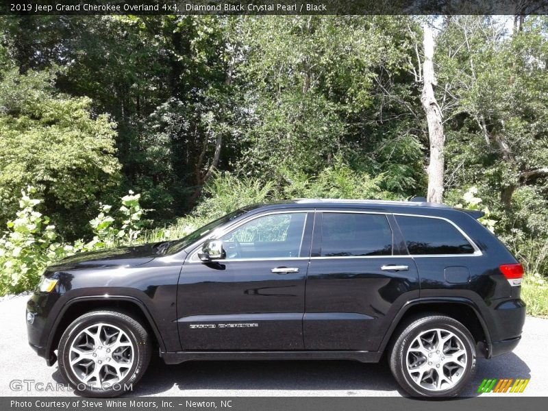 Diamond Black Crystal Pearl / Black 2019 Jeep Grand Cherokee Overland 4x4