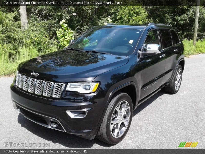 Diamond Black Crystal Pearl / Black 2019 Jeep Grand Cherokee Overland 4x4