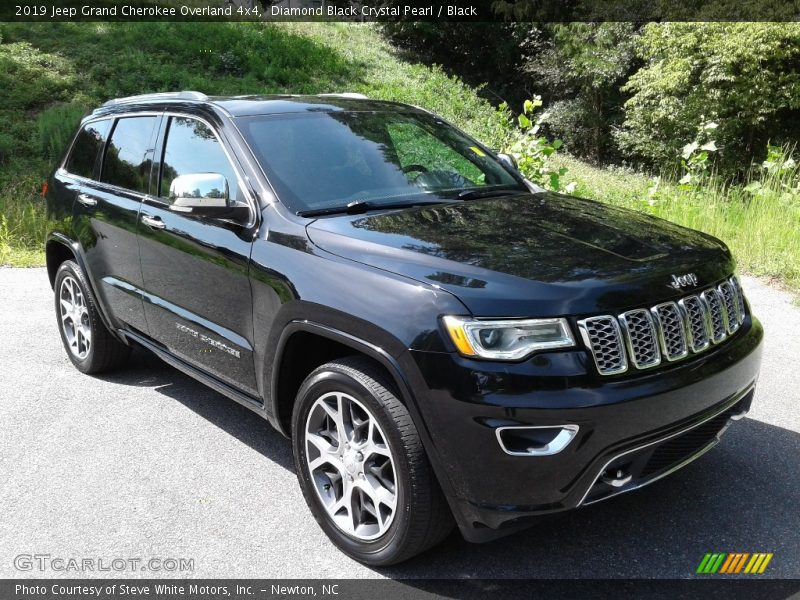 Diamond Black Crystal Pearl / Black 2019 Jeep Grand Cherokee Overland 4x4