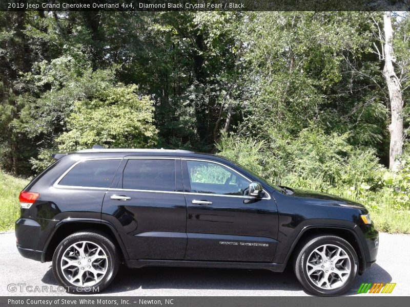 Diamond Black Crystal Pearl / Black 2019 Jeep Grand Cherokee Overland 4x4