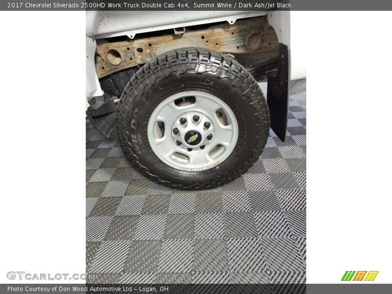 Summit White / Dark Ash/Jet Black 2017 Chevrolet Silverado 2500HD Work Truck Double Cab 4x4