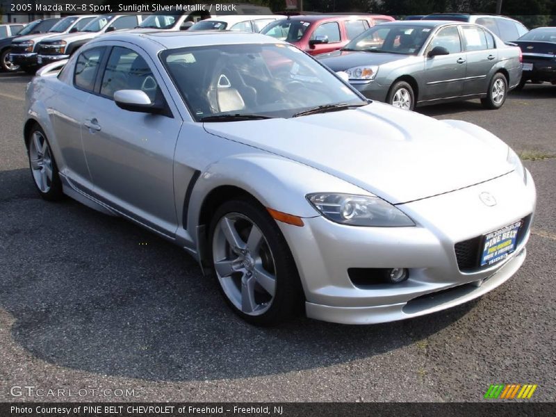 Sunlight Silver Metallic / Black 2005 Mazda RX-8 Sport