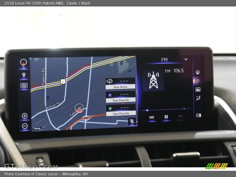 Navigation of 2018 NX 300h Hybrid AWD